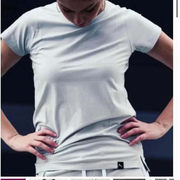 Rokwolf Iron Gate Grey Pima Women's Essential Tee - Picture 2 of 3